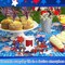 4 Pcs 4th of July Patriotic Candle Rings, Red White Blue Star Berry Mini Wreaths for Pillar Candles, Table Centerpieces & Home Decor